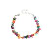 Férias de verão europeias e americanas nova cor irregular natural concha artesanal pulseira de contas pulseira feminina atacado