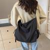 Bolso de lona japonés de gran capacidad, moderno, tipo bandolera, ligero, informal, para mujer, para estudiantes, estilo Ruiying Ins, bolso de hombro de nicho.