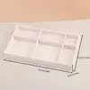 Caja de Almacenamiento con Exhibidor de Joyería de Franela, Bandeja Organizadora de Escritorio para Maquillaje, Estante para Joyas de Aretes, Pulseras y Anillos