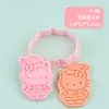 Molde para Galletas 3D de Gato Kt Navideño con Diseño Realista de Prensa Tridimensional DIY, Material Seguro, Fácil de Limpiar