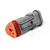 Conector automotivo DT06-2S-E008 conector à prova d'água DT04-12PA-E008 macho e fêmea plug de alta cobertura