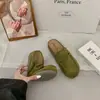 Mocasines retro sin espalda para mujer, otoño 2026, zapatillas casuales tipo Birkenstock de suela blanda para ir al trabajo fácilmente