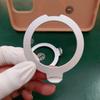Soporte para Teléfono Móvil con Fulcro Adhesivo Trasero Hebilla de Anillo Metálico Giratoria 360 grados Adecuado para iPhone Soporte Magnético para Teléfono Móvil
