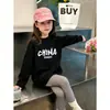 Camiseta Redonda para Niña 2026 Otoño Nuevo Estilo Niña Pequeña 100% Algodón Cuello Redondo Casual Manga Larga para Niños Mayores