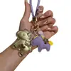 Nuevo Estilo Llavero "Caballo de Dinero" con Dorado, Llavero de Coche, Colgante para Bolso, Regalo del Año del Caballo