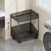 Estante de Almacenamiento para Baño, Estante Multicapa para Detergente de Lavandería de Baño, Artefacto de Almacenamiento Multifuncional Removible para Inodoro y Balcón