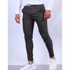 Comercio Exterior Transfronterizo Europeo y Americano Nuevo Pantalón de Vestir Casual con Textura de Color Sólido para Hombre Corte Slim Cónico Comercio Exterior Explosión Cuatro Estaciones