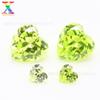 Zircón Verde Manzana Forma de Corazón 7A Venta al por mayor de fábrica 17# 18# Piedra de Zircón Suelta Verde Manzana 3*3-10*10mm