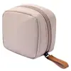 Bolsa de maquiagem envelope vermelho de boca portátil coreana mini bolsa de armazenamento quadrada à prova d'água para pó compacto atacado