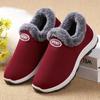 Zapatos de Algodón Cálidos Antideslizantes con Forro Polar de Invierno Tenis para Mujer Venta al por Mayor Felpa Gruesa Botas de Nieve para Mediana Edad y Personas Mayores Resistentes al Frío