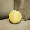 Luzes de Corda de Lanterna Pequena de 3 Polegadas Transfronteiriças, Lanternas Coloridas, Decorações de Jardim de Tecido de Seda à Prova de Chuva para Exterior, Lanternas de Halloween