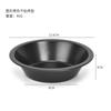 Forma Redonda Mini para Ovos de 5 polegadas Amazon Forma para Torta Tarte Assadeira Aço Carbono Preto Teflon Antiaderente Forma para Torta