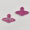 Gota de Agua Cosido a Mano Garra Diamante Borde Cristal Hebilla Accesorios de Joyería Aleación Placa de Flor Accesorios para el Cabello Accesorios de Ropa Accesorios Colgante