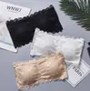 Top Tubo Strapless de Encaje Antideslizante Ropa Interior Grande Chaleco Glow Antideslizante con Almohadilla en el Pecho Base Espalda Hermosa Envolviendo el Pecho