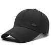 Gorra de béisbol para hombre, de primavera y otoño, sencilla y versátil, con protección solar, informal, para exteriores, de mediana edad