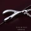TikTok Personalidad Celebridad de Internet Drama Coreano Herederos Hueso de los Deseos Moda Collar para Mujer Clavícula Colgante Hueso de los Deseos Hueso de los Deseos