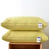 Núcleo de almohada con terciopelo de plumas de alta elasticidad, almohada de soporte para el cuello para adultos, almohada individual para dormitorio, hecho a medida de fábrica, disponible para dropshipping