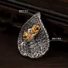 Yuhong galvanoplastia estilo étnico antigo moda diamante pingente de mão diamante pilão incrustação outlet de fábrica
