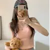 Top Cropped Esportivo de 10 Cores com Bojo, Sexy de Verão Novo Estilo, Costas Bonitas, Roupa Externa para Mulheres