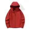 Jaqueta softshell para homens e mulheres, jaqueta de camada única à prova de vento e à prova d'água para atividades ao ar livre, caminhadas, esportes e montanhismo, atacado