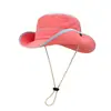 Sombrero de Pescador de Ala Ancha Bloqueador Solar Ligero y Transpirable para Primavera y Verano con Bloques de Color Sombrero de Cubo Estilo Japonés Sombrero Solar de Secado Rápido para Senderismo al Aire Libre