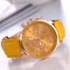 Reloj para Mujer Aliexpress Geneva Esfera de Tres Ojos Números Romanos Venta al por Mayor Dropshipping