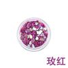 Pegamento Cristal Corazón Sólido Lentejuela Brillo Parche para Uñas Manicura DIY Joyería Materiales Rellenados a Mano Accesorios
