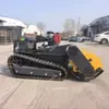 Cortacésped Eléctrico Tipo Oruga. Fabricante Vende Recortadora de Césped Eléctrica. Removedor de malezas fácil de mantener para trepar sobre zanjas y obstáculos
