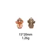 Caja de Regalo de Navidad, Árbol de Navidad, Calcetín de Navidad, Accesorios de Joyería de Aleación DIY de Papá Noel, Pulsera Transfronteriza, Accesorio para el Cabello, Colgante