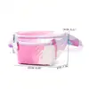Feihong Bolsa de Peito Arco-Íris Transfronteiriça para Crianças Grande Capacidade Bolsa de Armazenamento Estampada de Alto Valor Bolsa de Cintura Portátil para Exterior em Forma de Coração