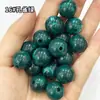 Cuentas Redondas Acrílicas de Dos Tonos Degradado de 16 mm con Agujero Recto, Cuentas Sueltas para Manualidades DIY, Cadenas de Teléfono, Pulseras y Accesorios de Joyería