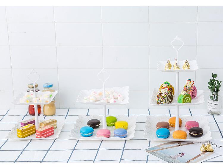 点心盘 水果盘 干果盘 蛋糕盘 三层果盘