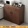 Armário de Chá Cozinha Armário Doméstico Prateleira de Armazenamento Multifuncional Sala de Estar Aparador Simples Quarto Armário de Armazenamento de Grande Capacidade