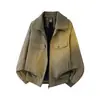 Jaqueta de algodão estilo workwear retro americano old money para homens, nova jaqueta quente e espessa da marca da moda inverno 2026