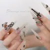 Joyería de Remaches para Uñas Arte de Uñas Transfronterizo Europeo y Americano Sexy Estilo Punk Anillo Metálico para Uña Puntiaguda DIY Accesorios de Uña Portátiles