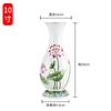 Relieve pintado Loto hogar Sal budista adoración copa de agua sagrada plato de frutas cerámica quemador de incienso Jarrón decoración juego de traje de Buda