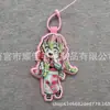 Accesorios con temática de anime, lindos llaveros de fieltro bidimensionales, colgantes para mochila de personajes de dibujos animados estilo japonés, decoraciones colgantes creativas