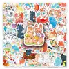 50 Pegatinas de Personajes de Dibujos Animados de Animación China, con Pipi Graffiti, Adecuadas para Fundas de Teléfono, Cuadernos y Cajas de Almacenamiento