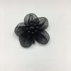 Venta directa al contado color chifón flor de ciruelo de cinco pétalos cuentas flor de imitación decoración de joyería para ropa flores hechas a mano