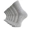 Meias Esportivas para Exterior Transfronteiriças, Base Acolchoada tipo Toalha, Antiderrapantes, Amortecedoras para Corrida, Absorventes de Suor, Respiráveis, Cano Longo, Meias para Exterior Atacado