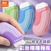 Borracha Push-Pull Truecolor para Alunos do Ensino Fundamental, Sem Resíduos, Apaga Palavras em Linhas, Não Deixa Marcas, Borracha Ultra Limpa