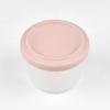 Caixa de almoço japonesa de silicone redonda para estudantes, lancheira selada para preservação de frutas, aquecível em micro-ondas