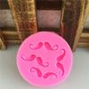 Molde de Silicone para Formato de Barba Bolo Dobrável Artesanal Molde de Doce Dobrável Ferramenta Dobrável Ferramenta Decorativa Molde para Bolo Outro