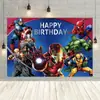 Tecido de Fundo do Homem-Aranha Transfronteiriço Decoração de Festa de Aniversário Suprimentos Banner de Aniversário do Homem-Aranha Fotografia Tecido de Fundo para Foto