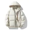 Liquidación Chaqueta de Plumón Hombre Otoño Invierno Simple Versátil Ropa de Algodón Ropa de Pareja Con Capucha Chaqueta Cálida Marca de Moda