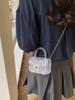 Bolsa de Gelatina Transparente Estilo Nuevo Verano 2026, Bolso de Mano Cuadrado Pequeño con Estilo, Bolso Cruzado de Hombro Mini Fresco para Niños