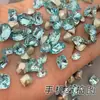 Pedras de Strass K9 de Alta Qualidade Azul Claro Marinho Multifacetadas em Formato de Unha com Fundo Pontiagudo, Lote Inteiro de Strass de Vidro Brilhantes Grandes em Formato de Ovo de Pombo para Unhas
