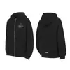 25 Nueva Sudadera con Capucha y Cremallera de Colores Cruzados Otoño e Invierno Chaqueta Sudadera Mismo Estilo para Hombres y Mujeres Chaqueta Casual