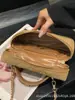 2026 Estilo Nuevo Bolsa Portátil para Lonchera Bolsa Mini para Maquillaje de Gamuza Escarchada Asa Cadena Hombro Bandolera