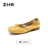 Zapatos de tacón bajo estilo francés con lazo para mujer Zhr, Nuevo modelo de verano 2026, Zapatos cómodos para madres, Zapatos Mary Jane
